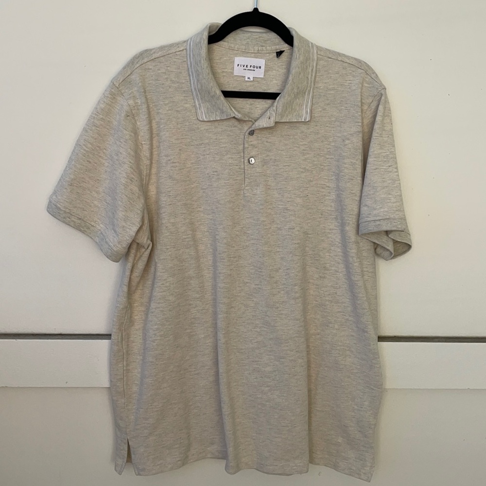 Five Four Cream Polo